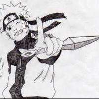 .... Naruto with kunaiii ....